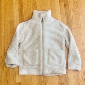 Warm white puffy jacket